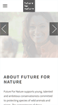 Mobile Screenshot of futurefornature.org